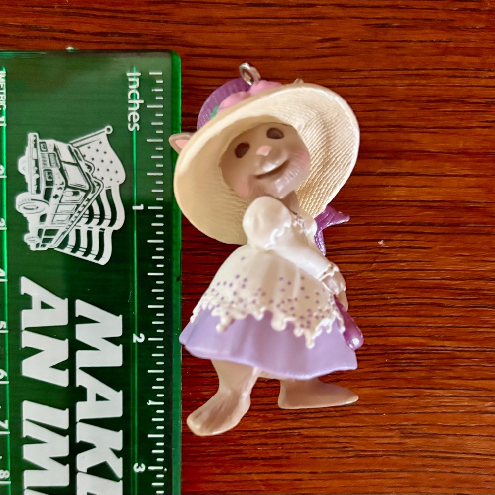 Hallmark Mini Easter Ornaments Lamb & Rabbit Vintage 90s - Picture 8 of 8